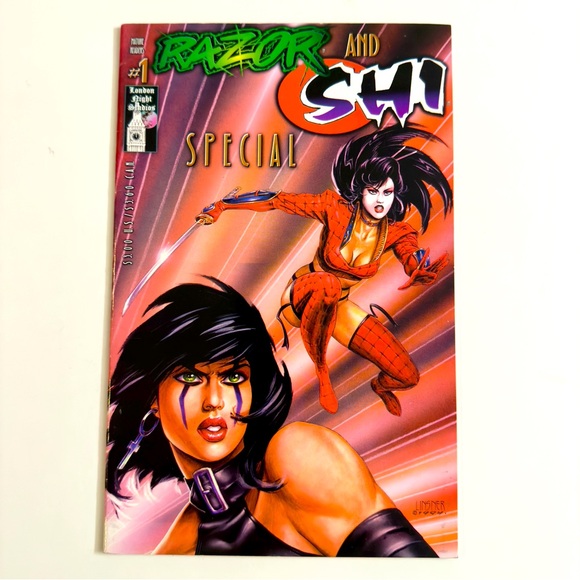 Razor and Shi Special #1 - London Knight Studios - 1994 Bad Girl Comic Book - Picture 1 of 2